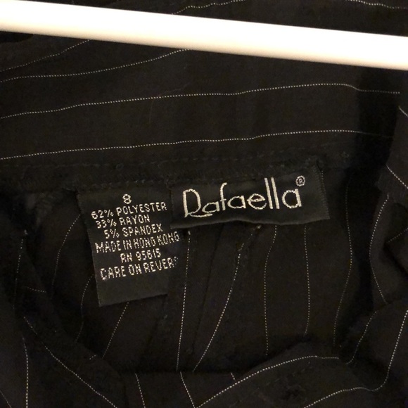 Pinstripe Suit Set with Blazer, Pants and Skirt - Picture 7 of 10